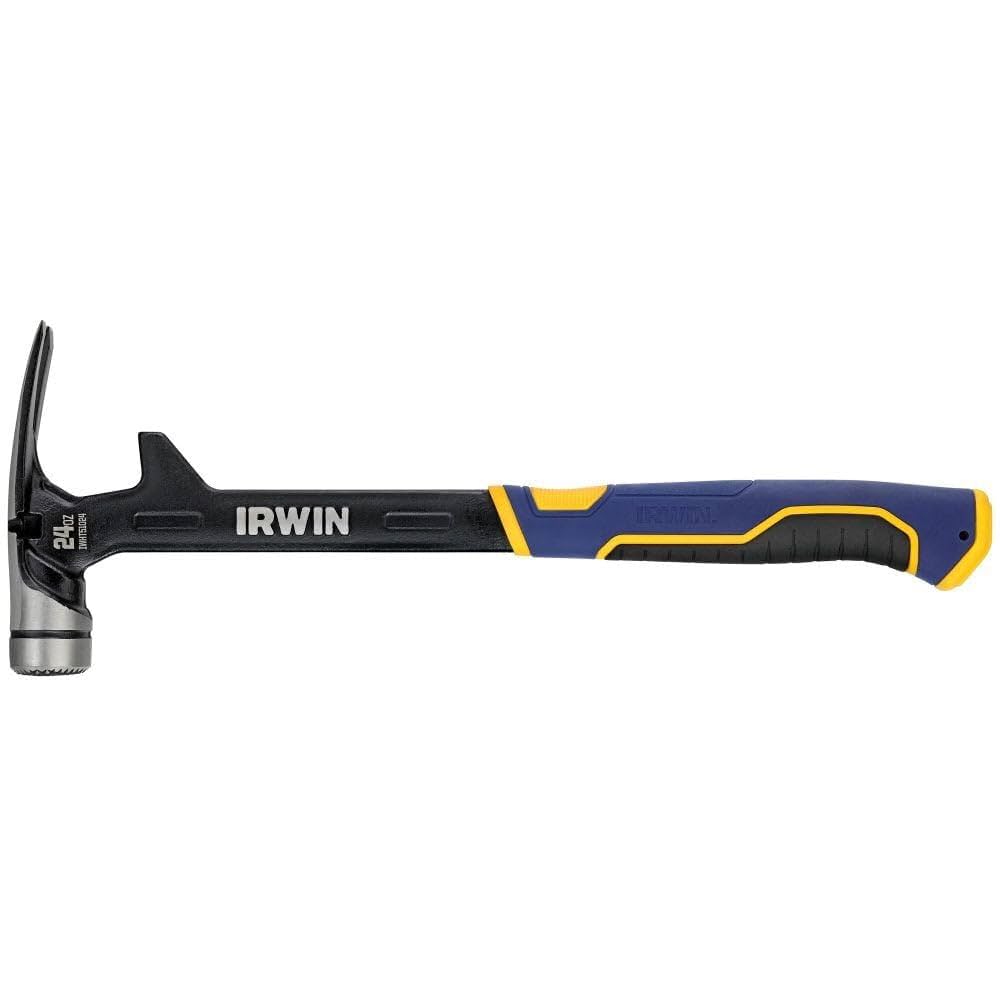 IRWIN Framing Hammer, 24oz Steel Demolition Hammer with